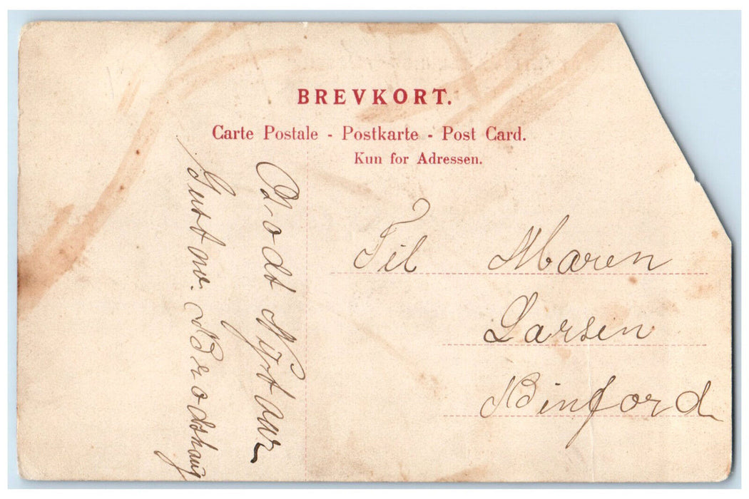 c1910 Portion of Feiring Mjosen Eidsvoll Norway Antique Posted Postcard
