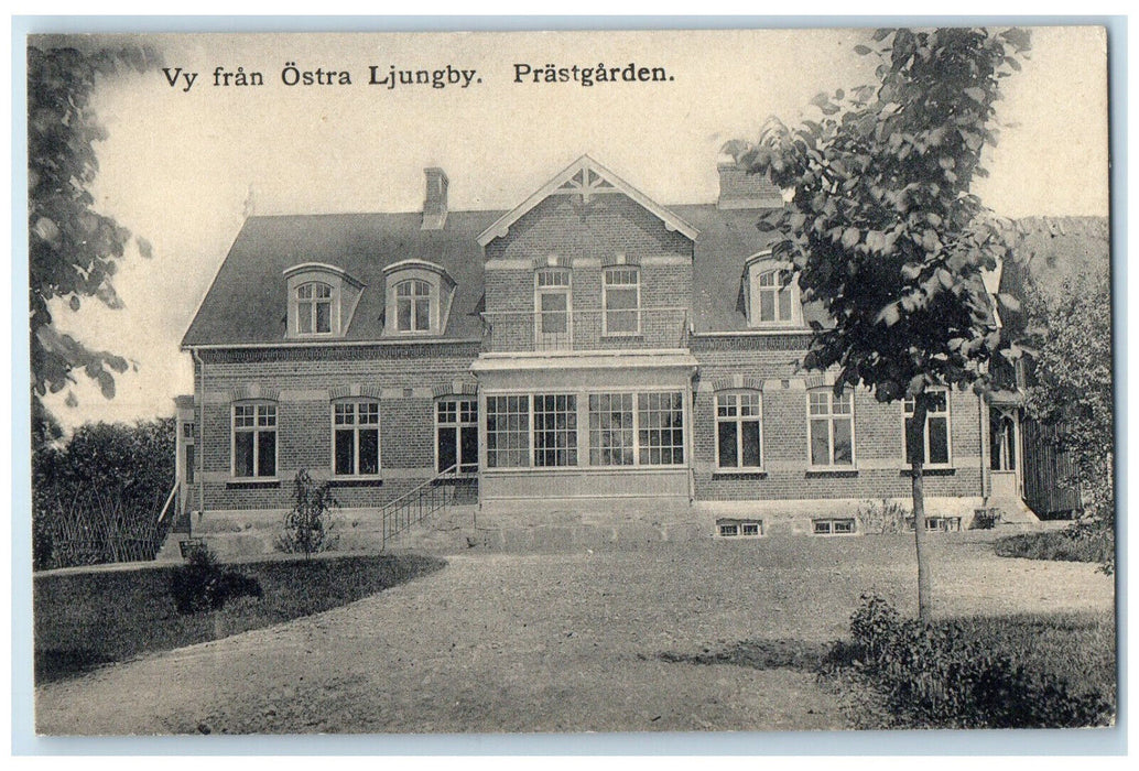 c1910 View from Ostra Ljungby Prastgarden Skeppsholmen Stockholm Sweden Postcard