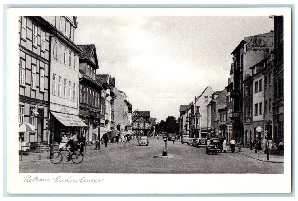 c1920's Business Section Uelsen Guderstrasse Hamminkeln Germany Postcard