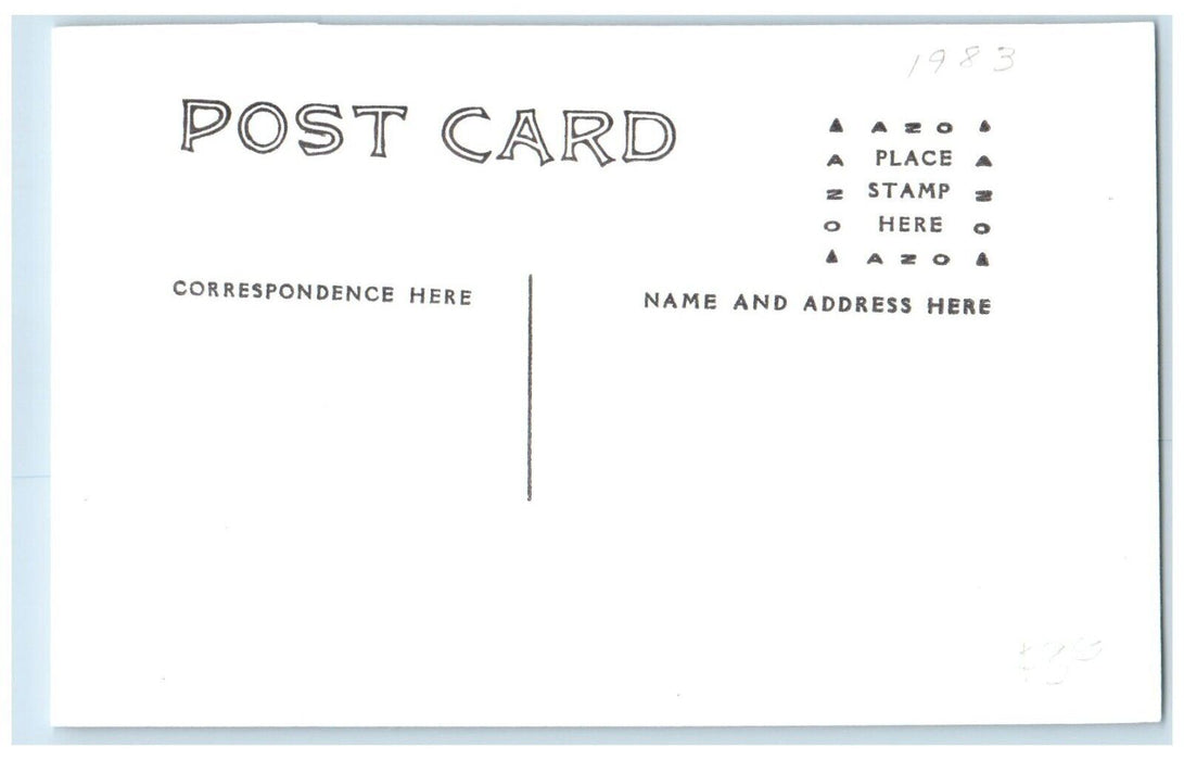 c1960 Unknown Depot Iowa Vintage Antique Train Depot Station RPPC Photo Postcard