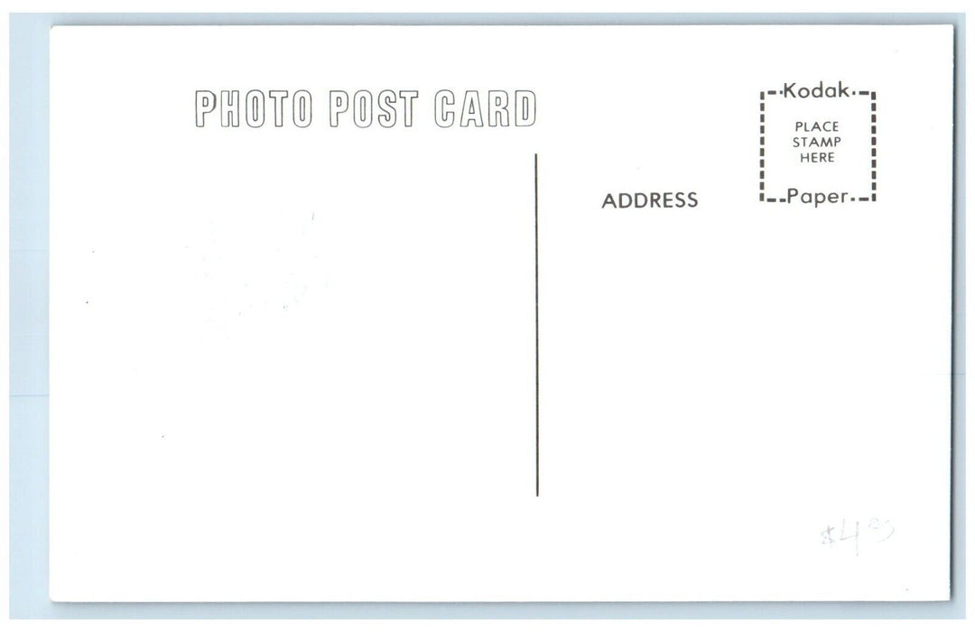 c1960's Ford Iowa IA Exterior Railroad Train Depot Station RPPC Photo Postcard