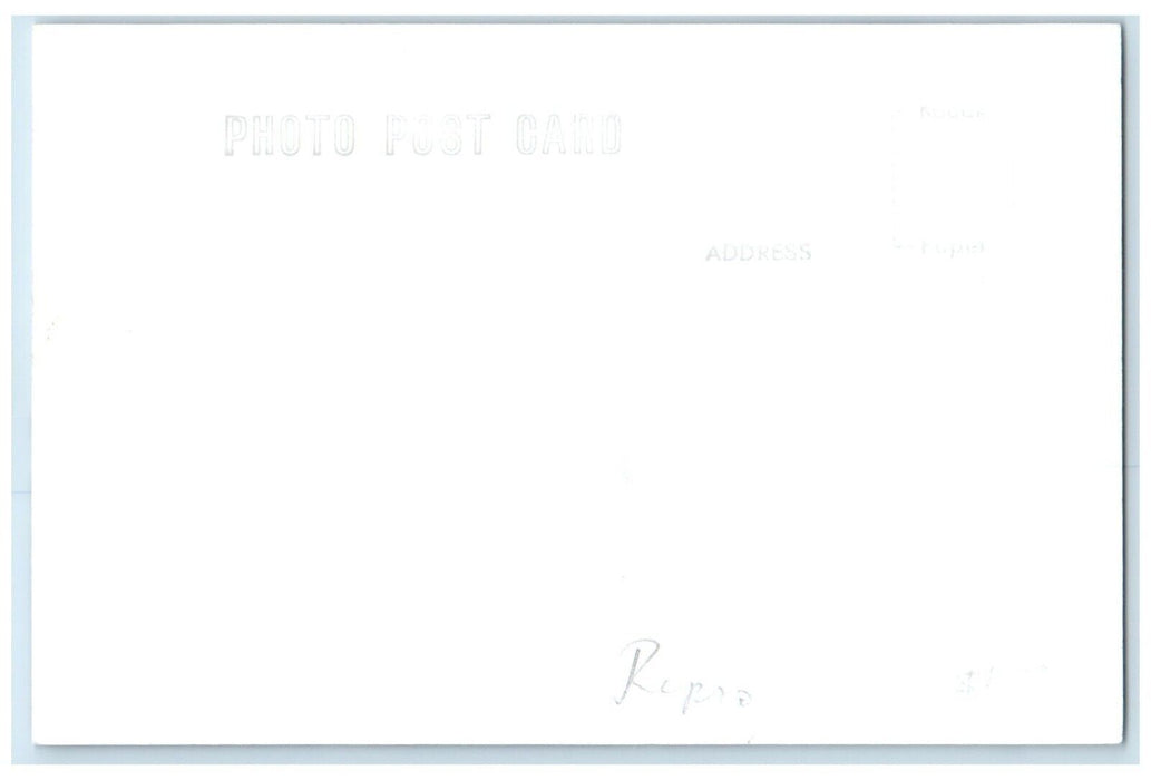 c1960's CRI&P Depot Dexter Iowa Vintage Train Depot Station RPPC Photo Postcard