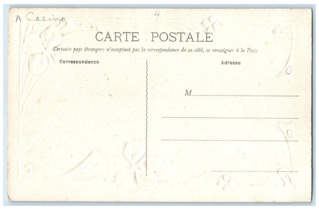 c1910 Panorama View Casino Building Boulogne-Sur-Mer France Postcard