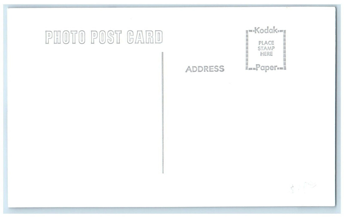 c1960 CRIP Depot Farmington Iowa Vintage Train Depot Station RPPC Photo Postcard