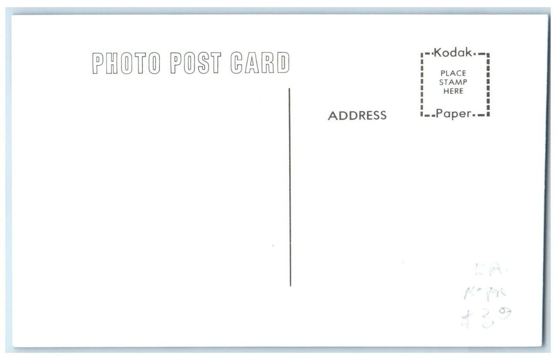 c1960's FTDDMS Ericson Iowa IA Railroad Train Depot Station RPPC Photo Postcard