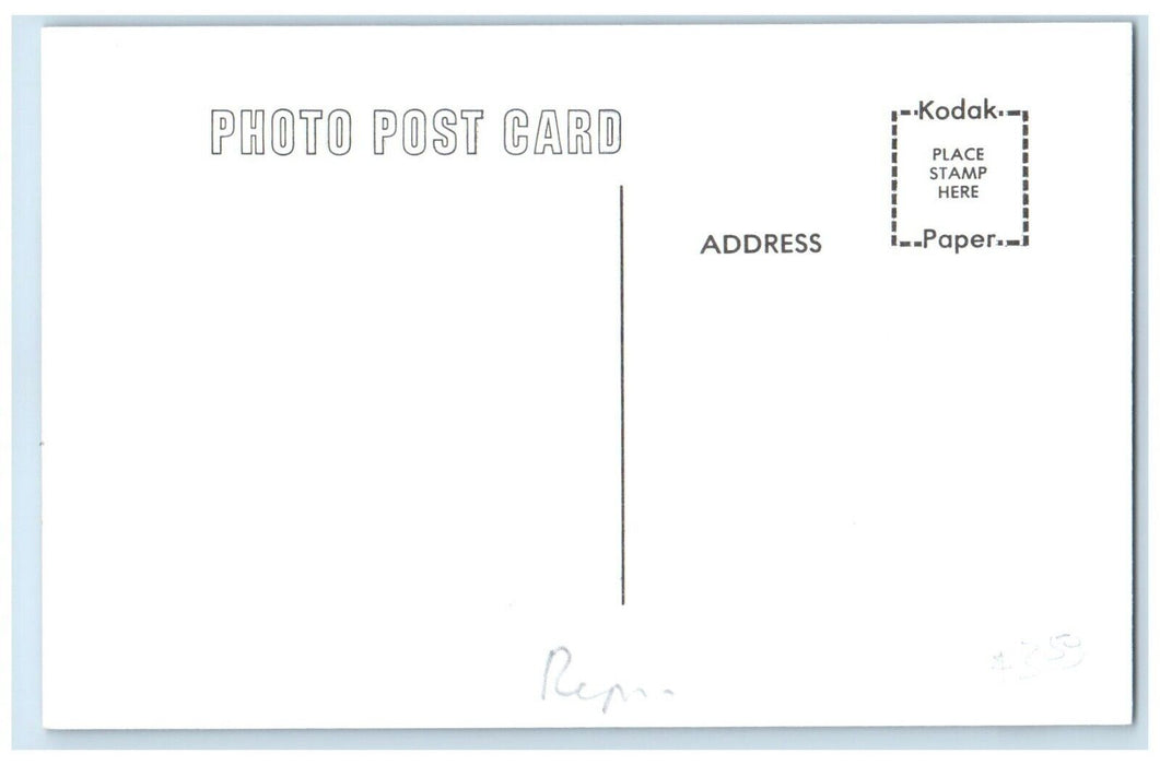 c1960's CGW Alta Vista Iowa IA Railroad Train Depot Station RPPC Photo Postcard