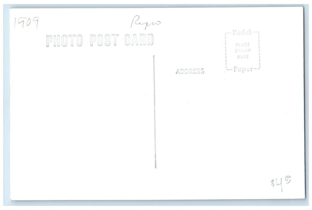 c1960's IC Depot Aurelia Iowa Railroad Train Depot Station RPPC Photo Postcard