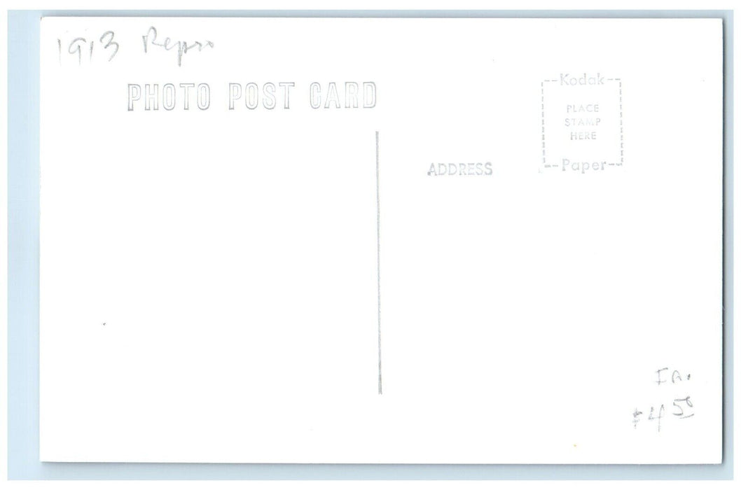 c1960's CM&STP Depot Wesley Iowa Vintage Train Depot Station RPPC Photo Postcard