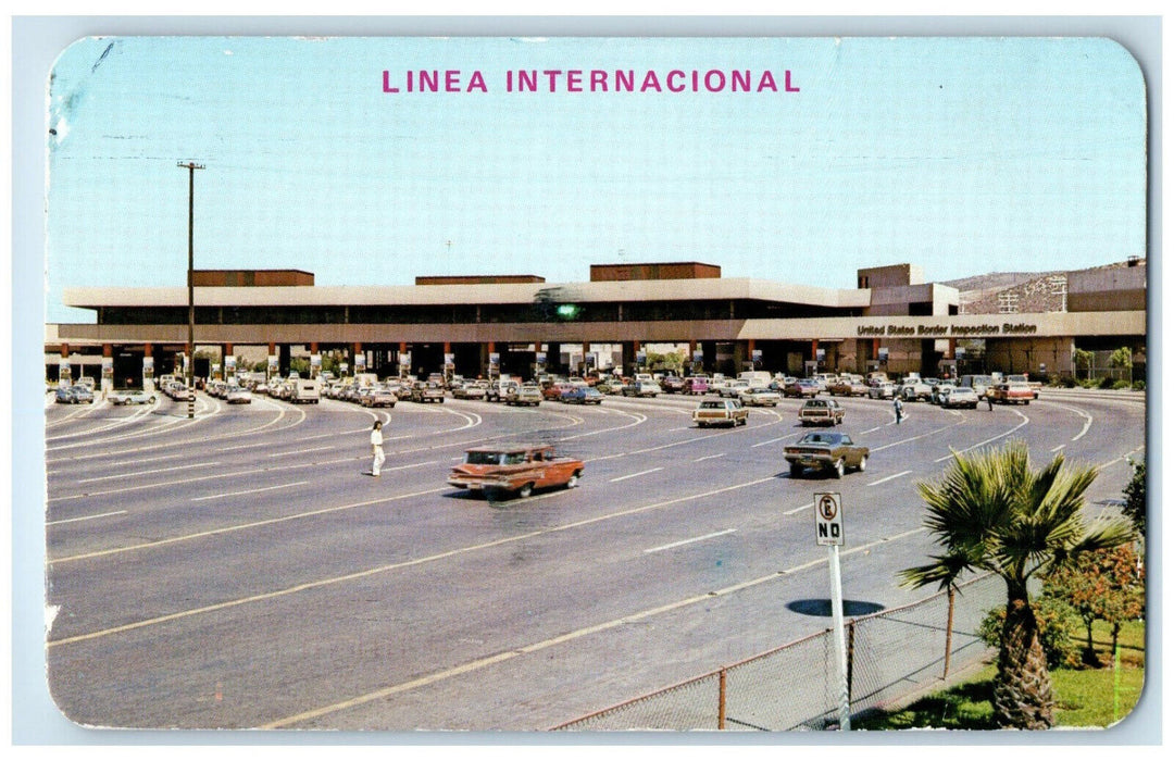 1993 Linea International Tijuana Baja California Mexico Antique Postcard