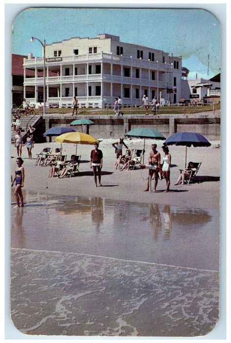 c1950's The Atlantic Hotel Building Virginia Beach Virginia VA Vintage Postcard