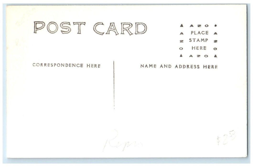 c1960's Buckingham Iowa Railroad Vintage Train Depot Station RPPC Photo Postcard
