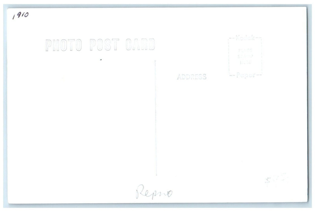 c1960's C&NW Depot Conrad Iowa Railroad Train Depot Station RPPC Photo Postcard