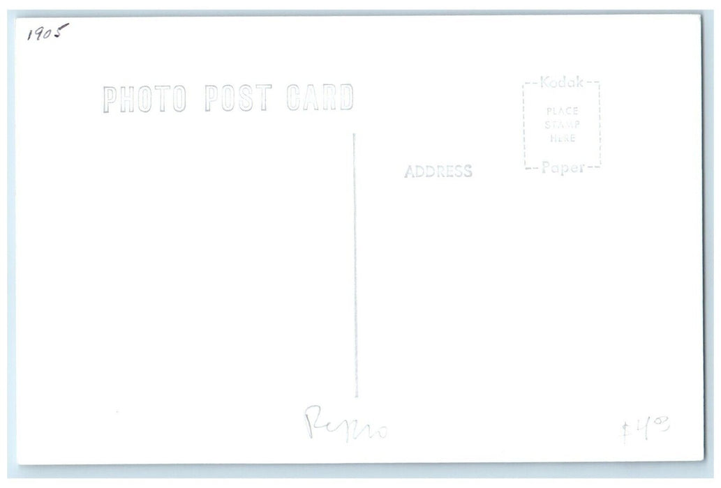 c1960's CRI&P Depot Atwood Iowa Vintage Train Depot Station RPPC Photo Postcard