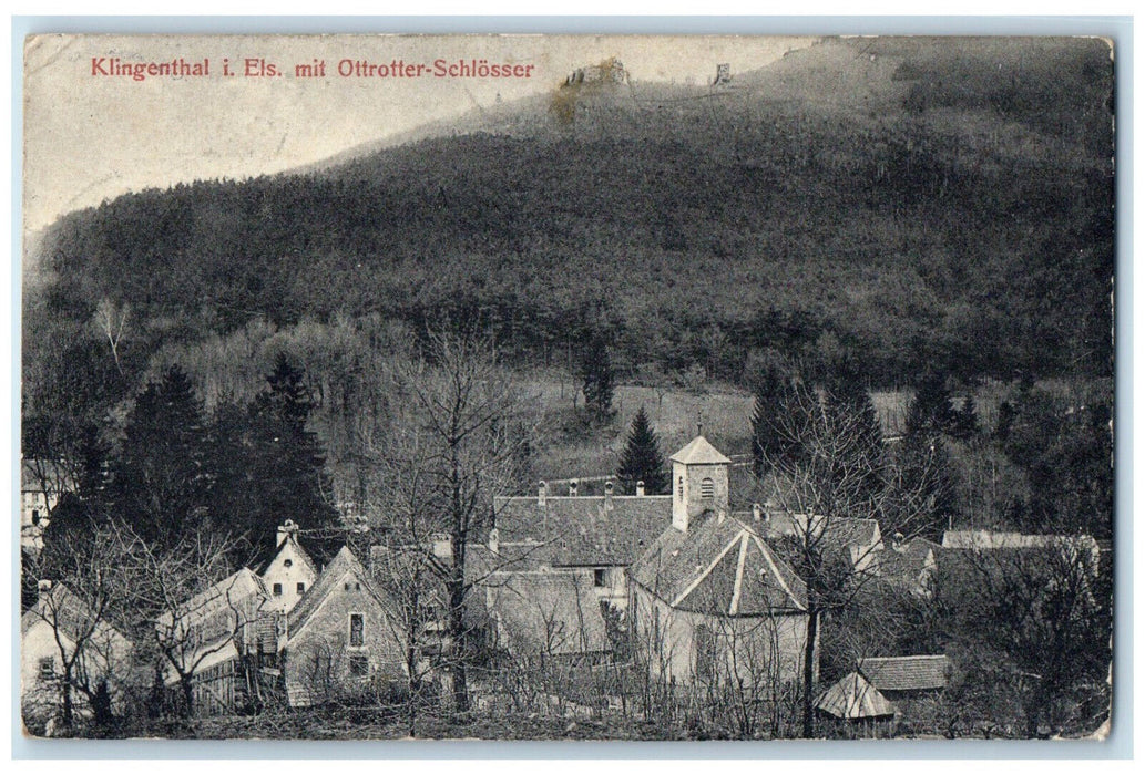 1916 Klingenthal Elsass With Ottrotter-Schlosser France Antique Postcard