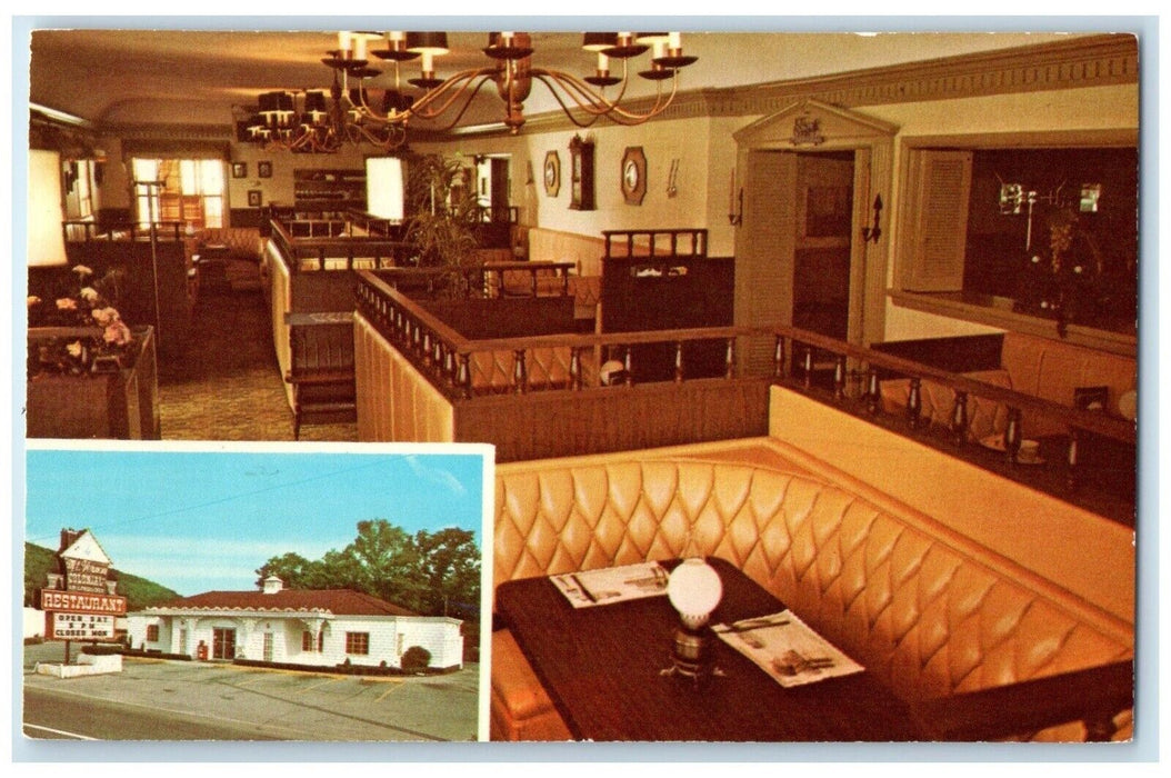 c1960 Multi-View Mt Vernon Colonial Restaurant Chattanooga Tennessee TN Postcard