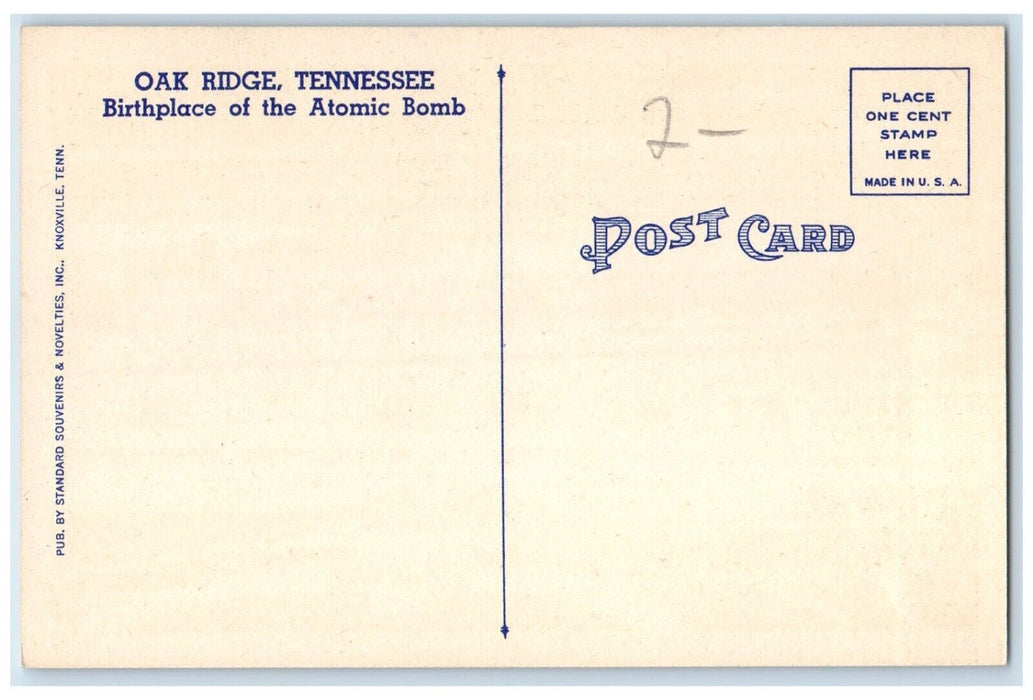 c1940 Aerial View Main AEC Administration Building Oak Ridge Tennessee Postcard