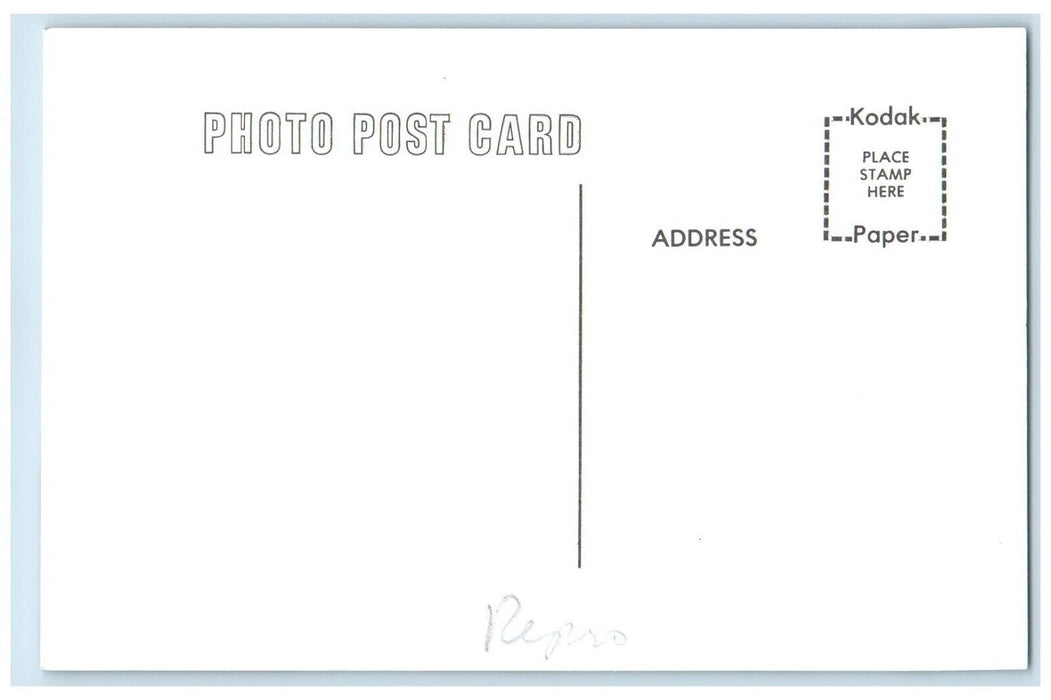 c1960's MILW Depot Hobart Iowa Railroad Train Depot Station RPPC Photo Postcard