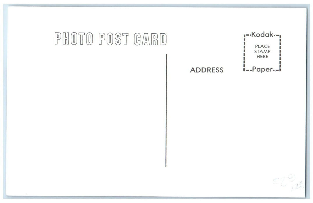 1960's MSTL Depot Plover Iowa Railroad Train Depot Station RPPC Photo Postcard