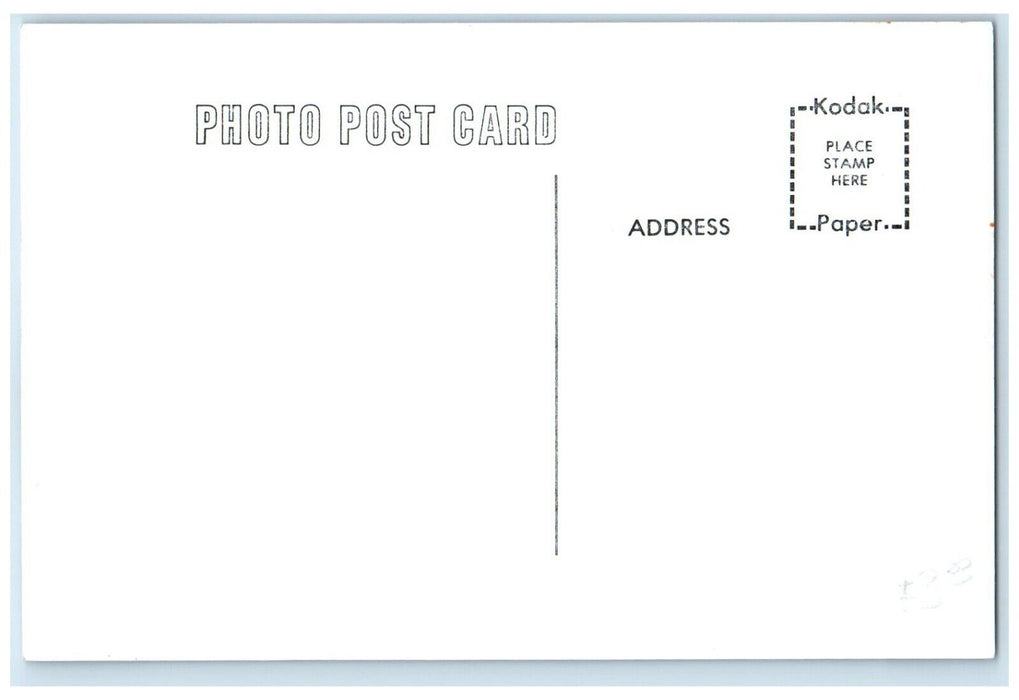 1960's Ottumwa  Iowa IA Vintage Railroad Train Depot Station RPPC Photo Postcard