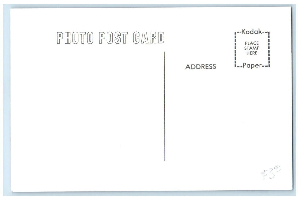 c1960's Marsh Iowa IA Railroad Vintage Train Depot Station RPPC Photo Postcard