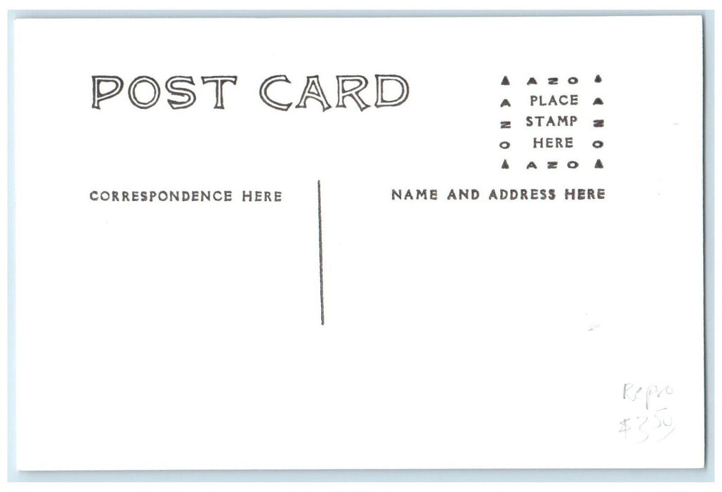 c1960 Promise City Iowa Railroad Vintage Train Depot Station RPPC Photo Postcard