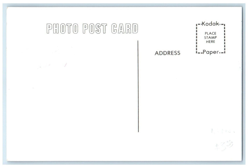c1960's Wabash Depot Sussey Iowa Vintage Train Depot Station RPPC Photo Postcard