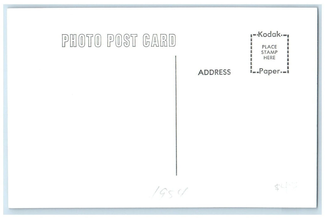 c1960's Wabash Moravia Iowa IA Railroad Train Depot Station RPPC Photo Postcard