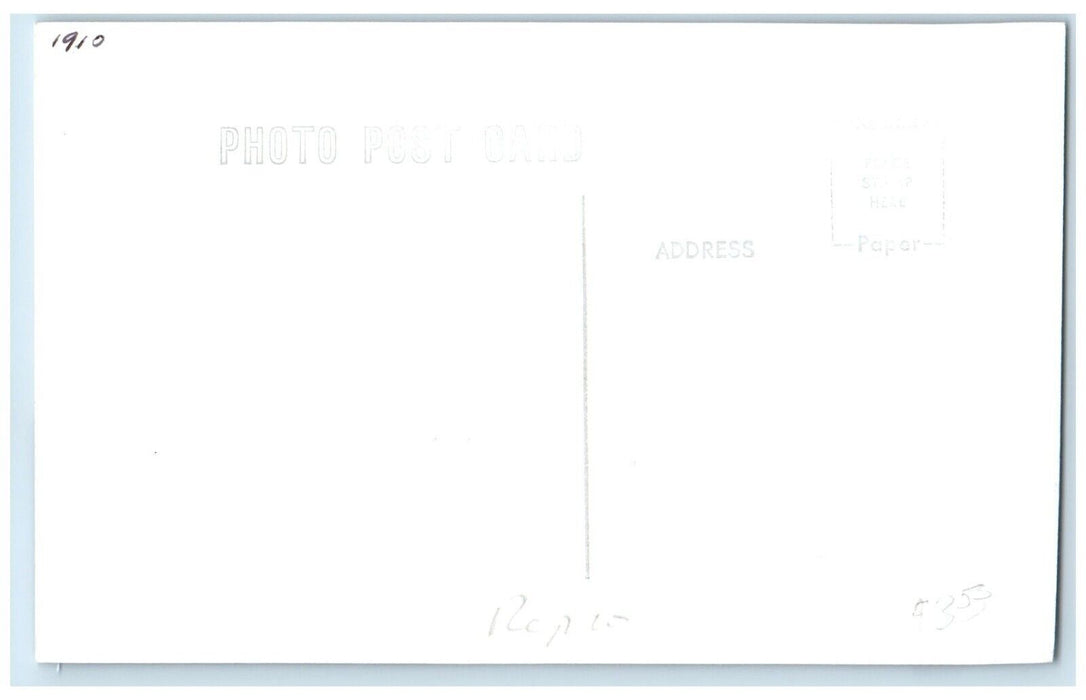 c1960's Miller Iowa IA Vintage Railroad Train Depot Station RPPC Photo Postcard