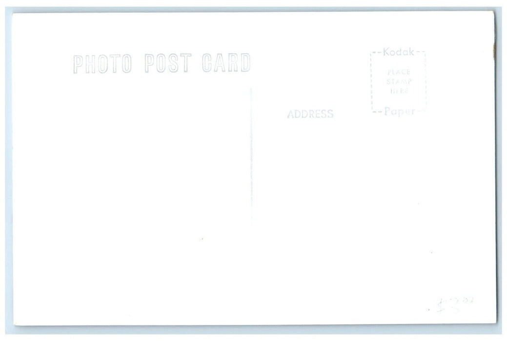 c1954 CB&Q Depot Maxon Iowa IA Railroad Train Depot Station RPPC Photo Postcard