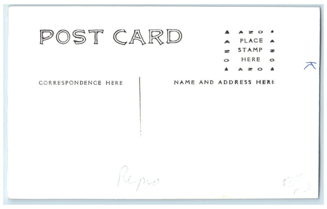 c1960 Central Depot Nugent Iowa Railroad Train Depot Station RPPC Photo Postcard