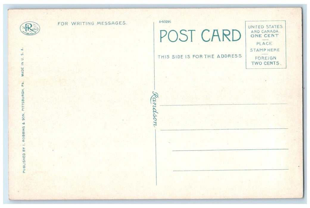 c1930's Entrance Lodge River Ridge Farm Near Franklin Pennsylvania PA Postcard