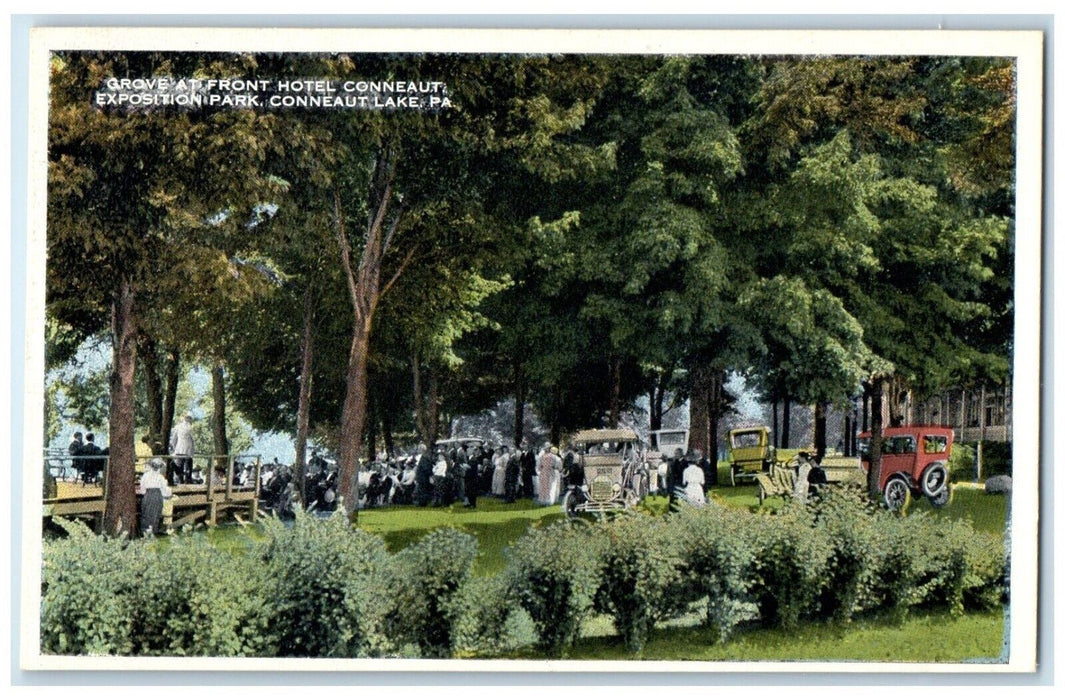 Grove Front Hotel Conneaut Exposition Park Conneaut Lake Pennsylvania Postcard