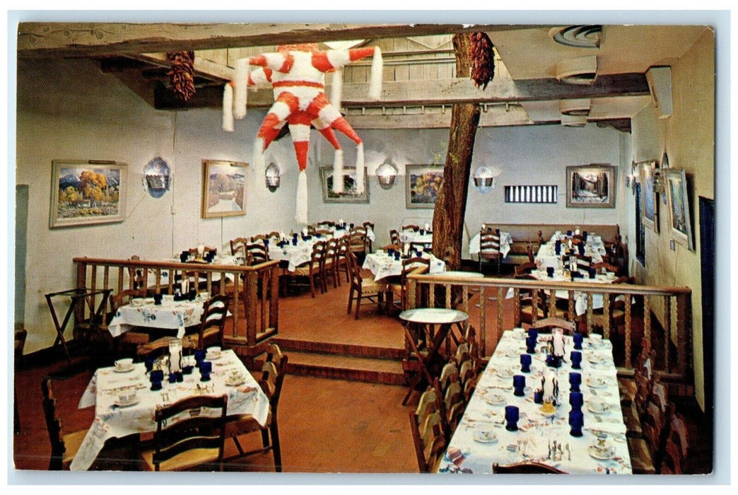 1960 Interior La Placita Dining Rooms Albuquerque New Mexico NM Vintage Postcard