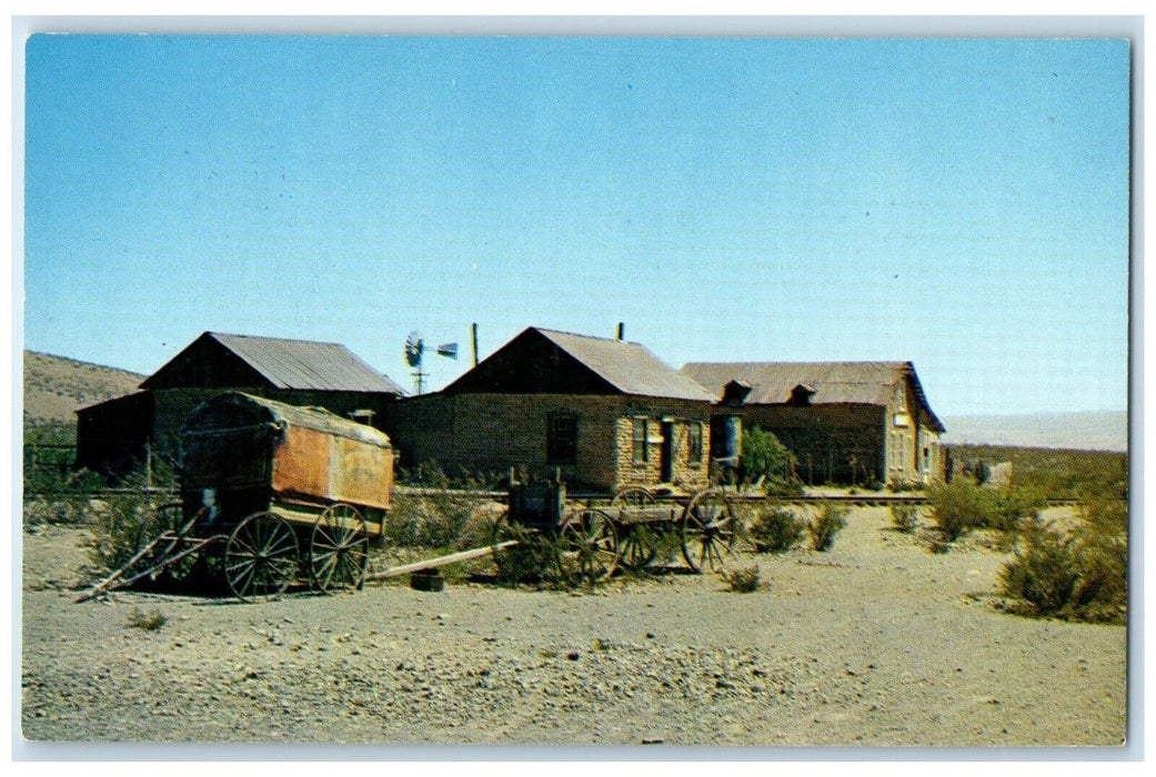 1960 Main Street Houses Carriage Shakespeare New Mexico Antique Vintage Postcard