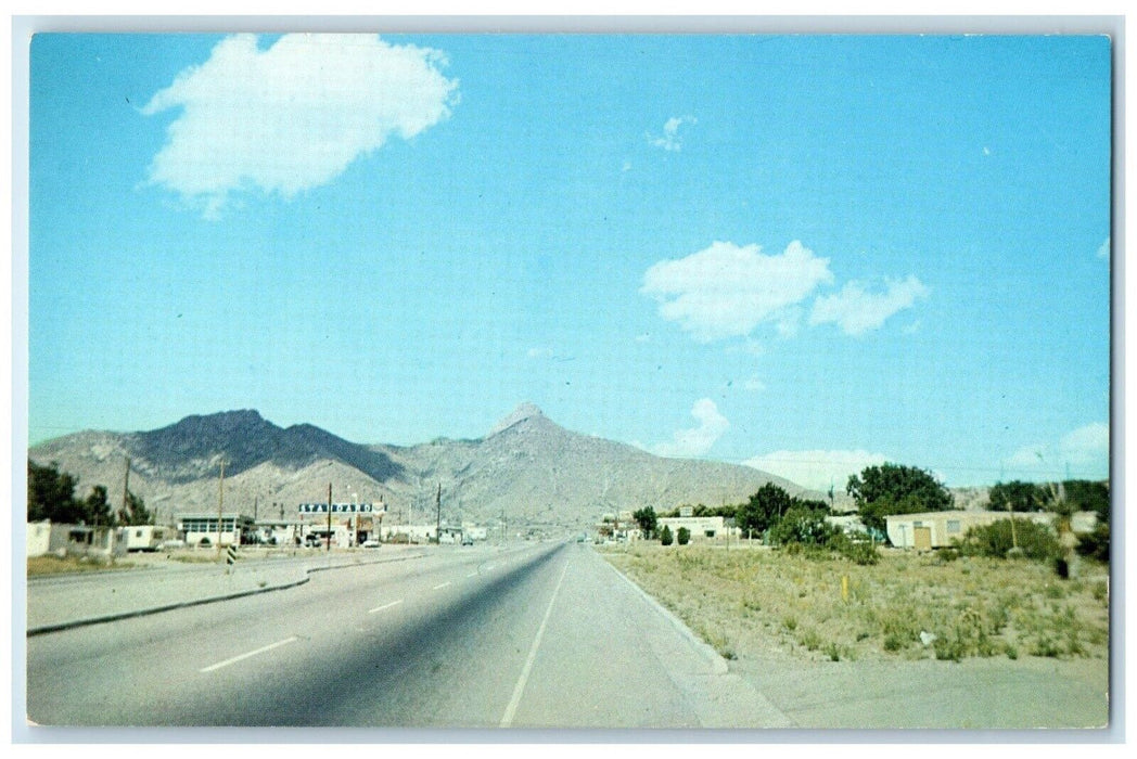 c1960 Road Street Ghost Town Now Alive Organ New Mexico Antique Vintage Postcard