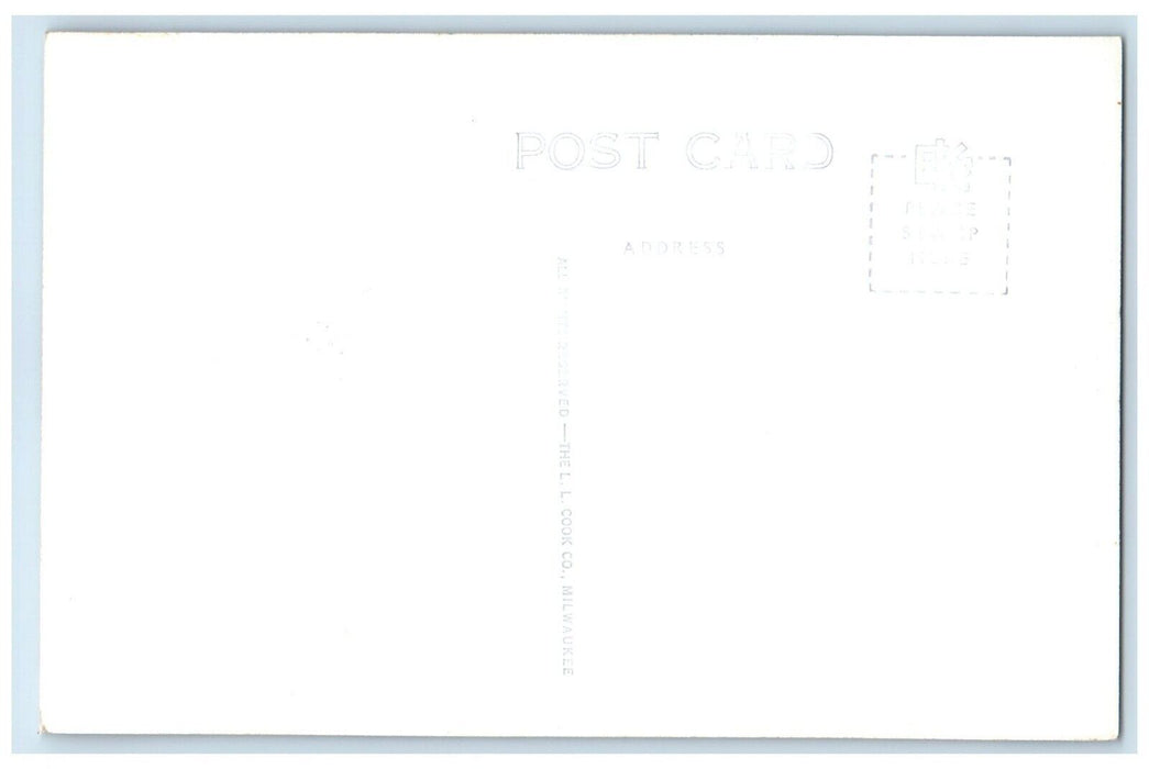c1940's Kenesaws Place Geo Briggs Island Lake Rose City MI RPPC Photo Postcard