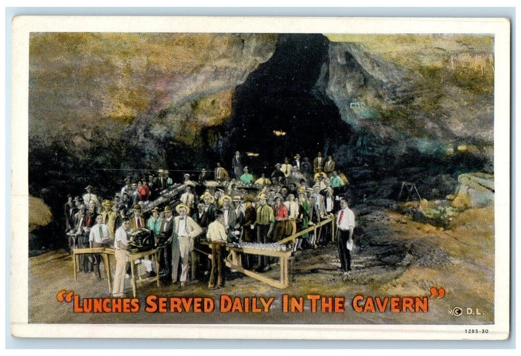 1920 Lunches Served Daily Cavern Carlsbad Cavern Carlsbad New Mexico NM Postcard