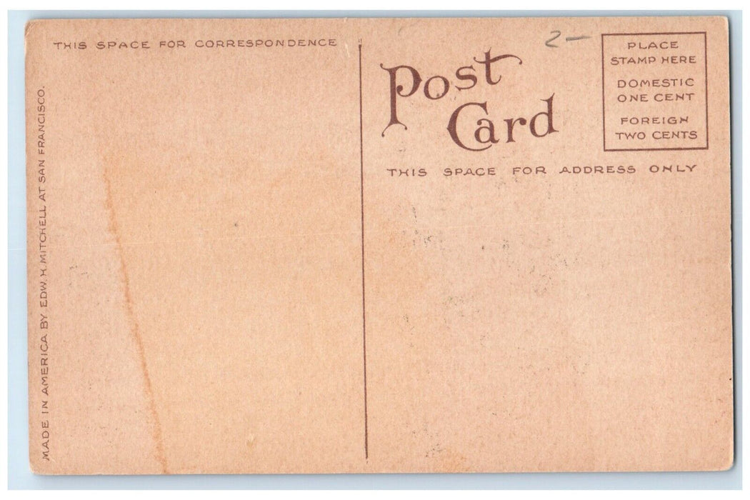 c1910's Hall Of Science Mills College Oakland California CA Antique Postcard