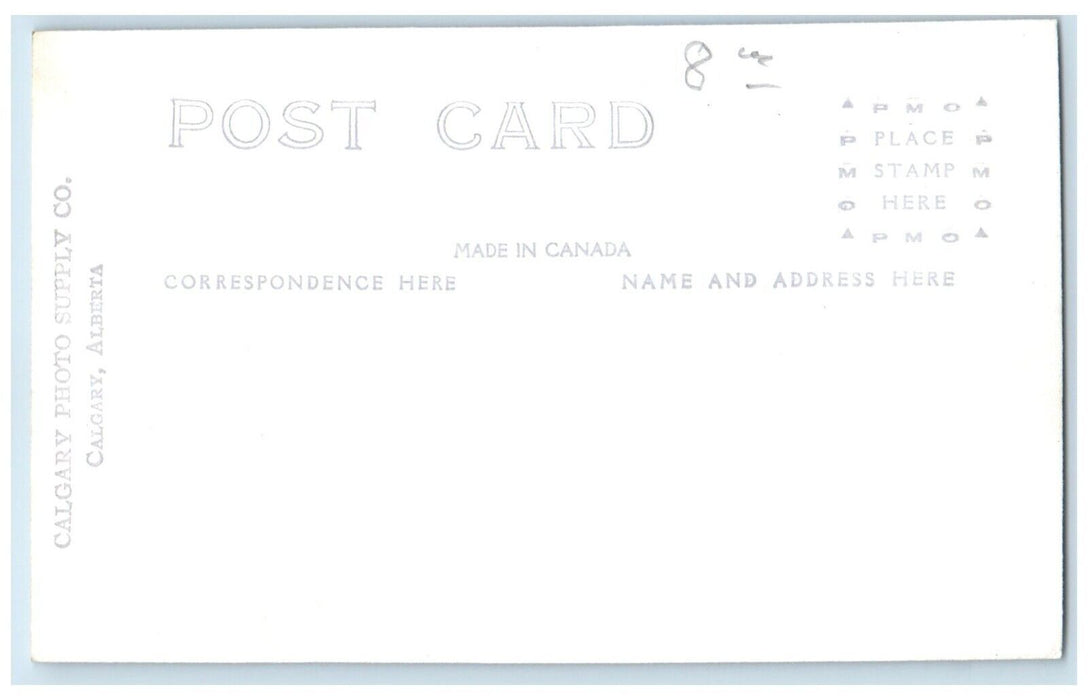 c1910's Edward Wolf Child Steer Riding Alberta Canada RPPC Photo Postcard
