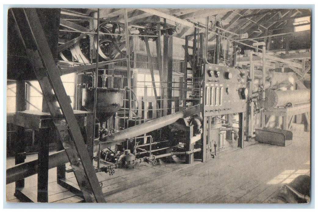 1934 Machinery Ford Soy Bean Barn Century Progress Chicago Illinois IL Postcard