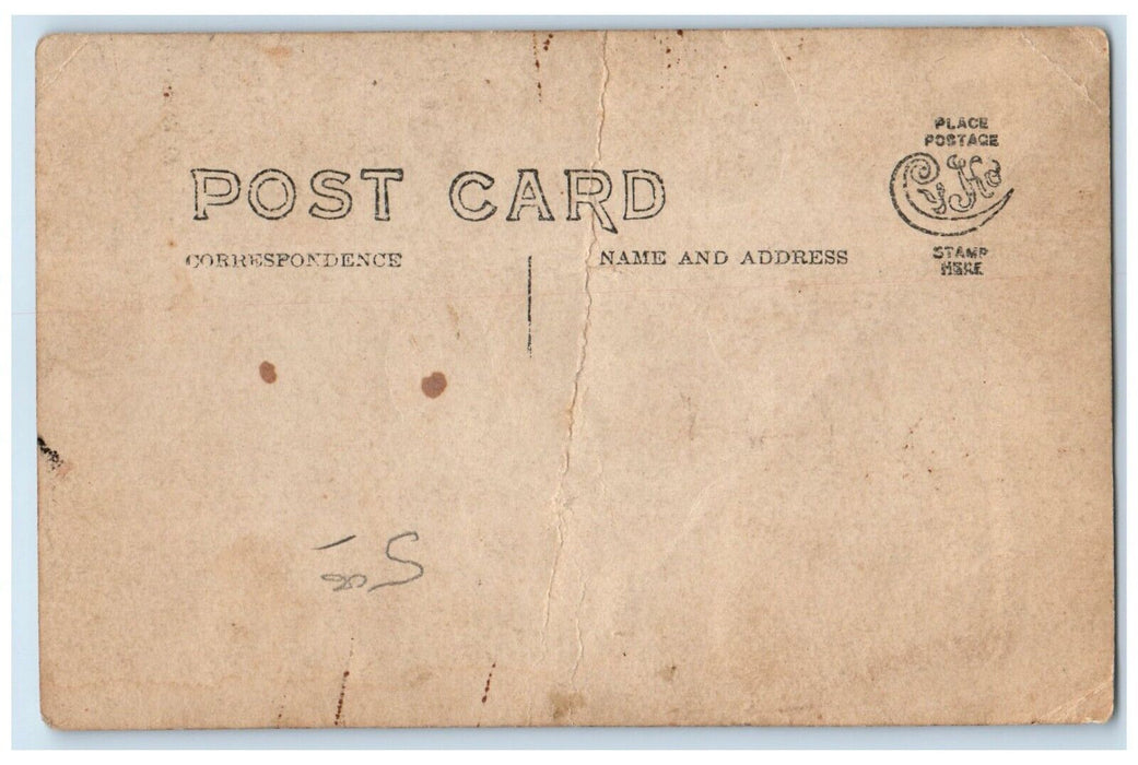 c1910's Bird's Eye View Of Fort Oglethorpe Georgia GA RPPC Photo Postcard