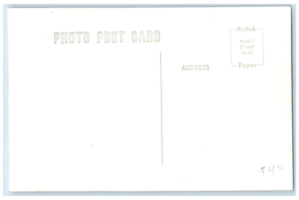 c1950's High School Bldg. Brownsville Pennsylvania PA RPPC Photo Postcard