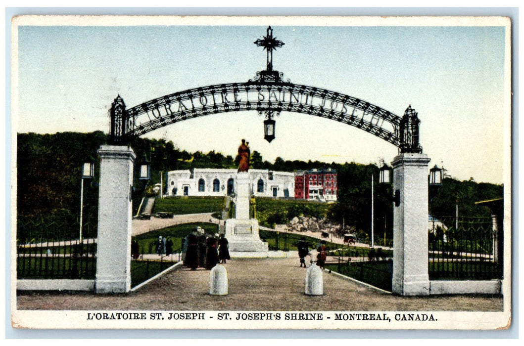 1934 L'Oratoire St. Joseph Shrine Montreal Quebec Canada Posted Postcard