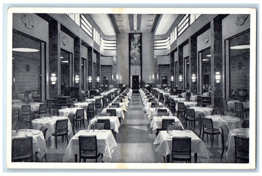 c1930's Dining at Ninth Floor Restaurant of T Eaton Co Limited Canada Postcard