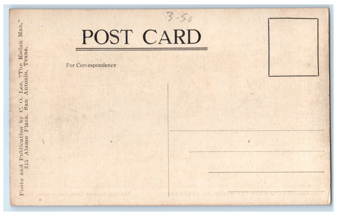 c1910 Unloading Guns Mules Artillery Fort Sam Houston San Antonio Texas Postcard