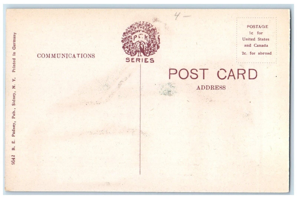 c1910's Mount Upton Union School Mount Upton New York NY Antique Postcard