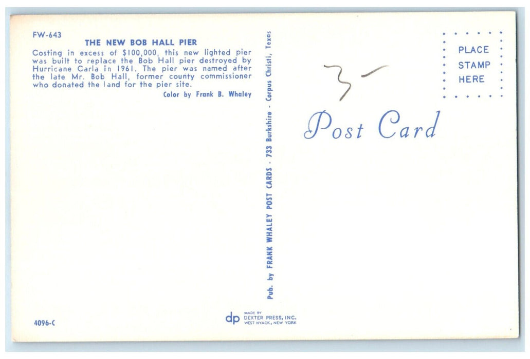 1960 Greetings From Padre Island National Seashore Corpus Christi Texas Postcard
