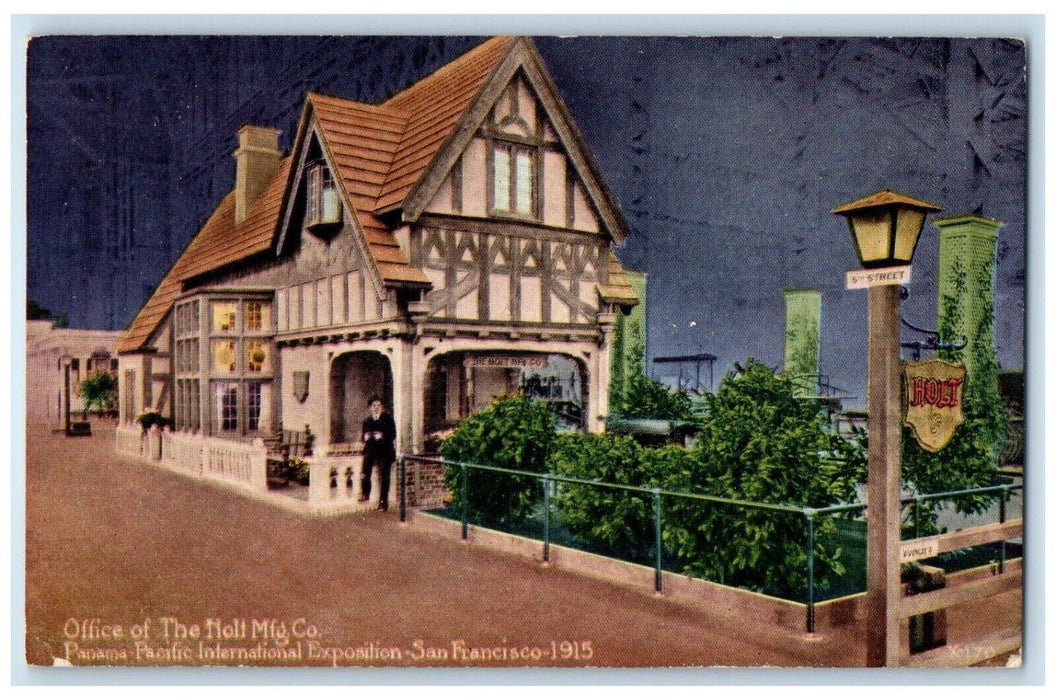 1915 Office Holt Mfg Co Pan-Pac Expo San Francisco California Unposted Postcard