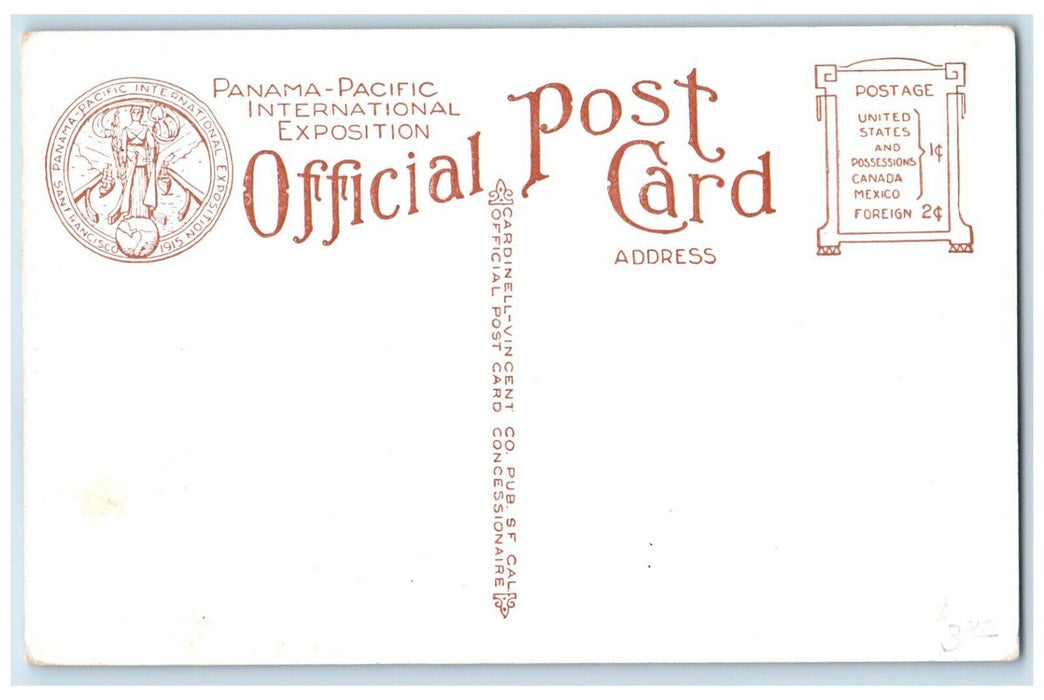 1915 Maryland State Building Pan-Pac Int Expo San Francisco California Postcard