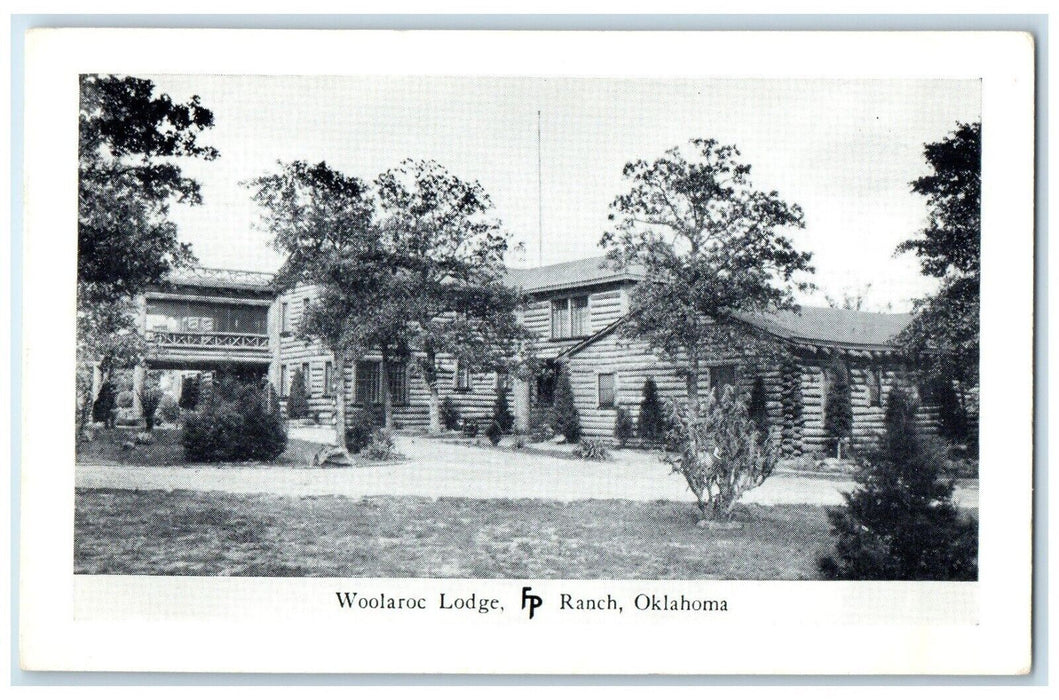c1950's Woolaroc Lodge Frank Philips Ranch Woolaroc Oklahoma OK Vintage Postcard
